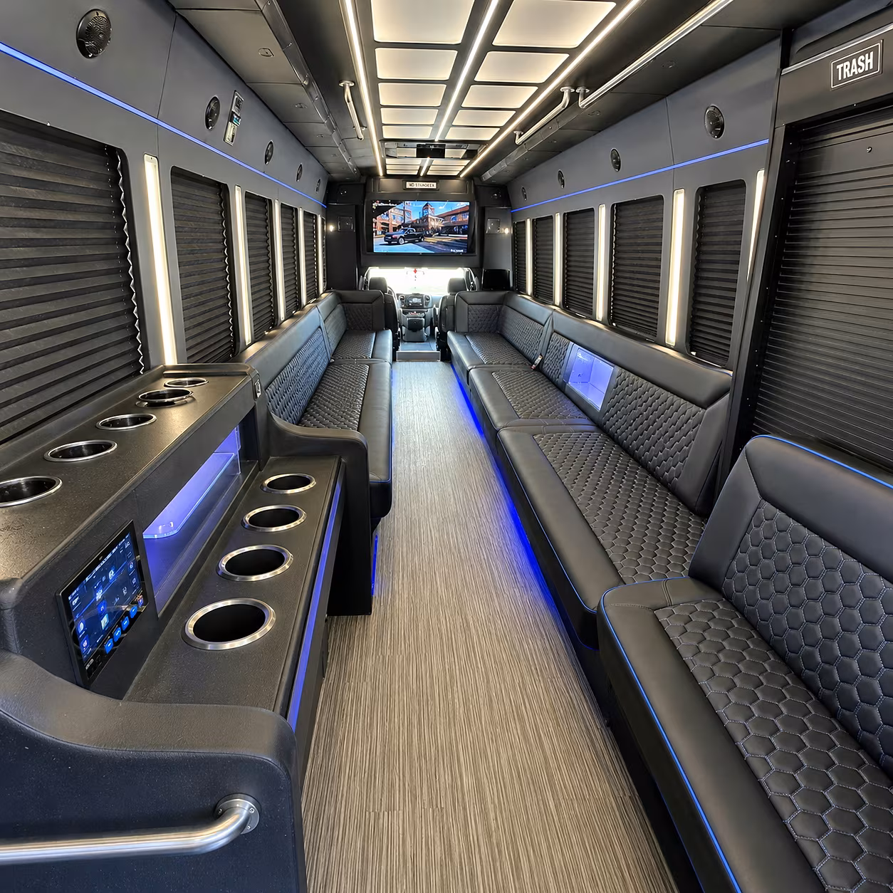 euless party bus rentals inside