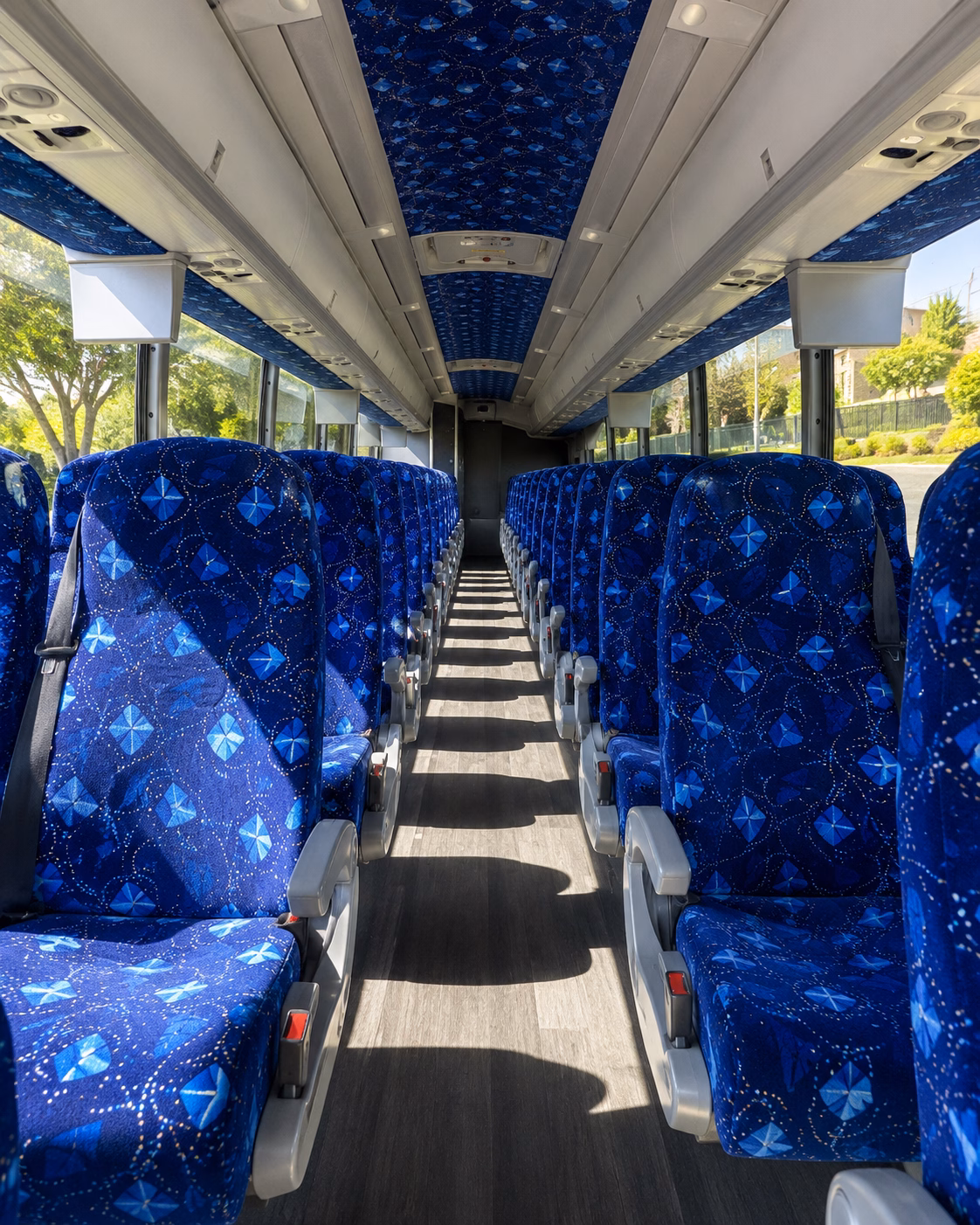 hurst charter bus interior gallery