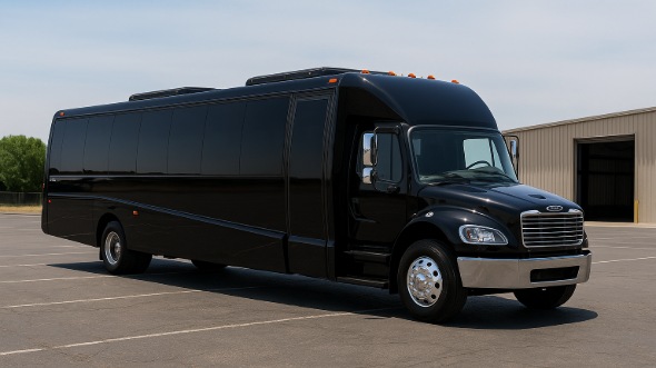Exterior of Charter Bus Company Carrollton's 15 Passenger Minibus in Carrollton
