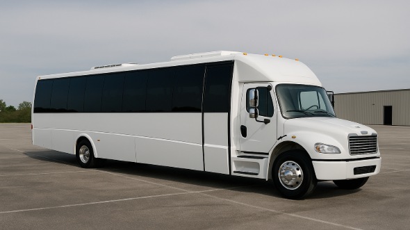 Exterior of Charter Bus Company Euless's 28 Passenger Mini bus in Euless
