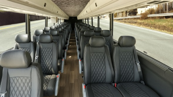 euless 15 passenger minibus inside