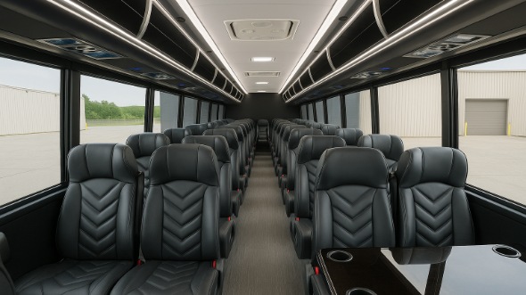 euless 25 passenger minibus interior