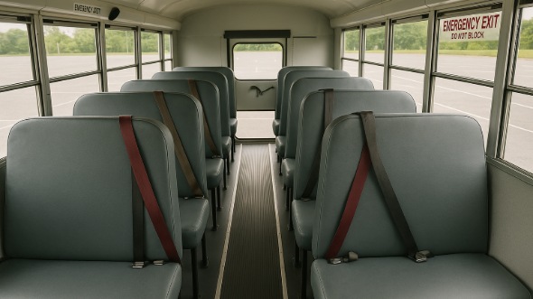 euless school bus rental inside