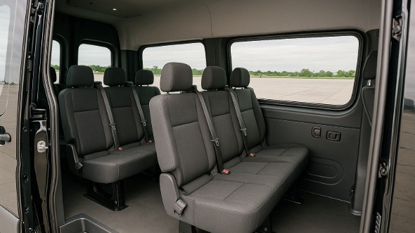 euless sprinter van with driver inside