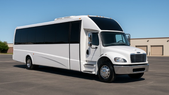 Exterior of Charter Bus Company Euless's Party Bus in Euless