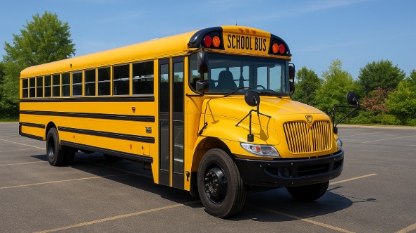 Exterior of Charter Bus Company Carrollton's School Bus in Carrollton